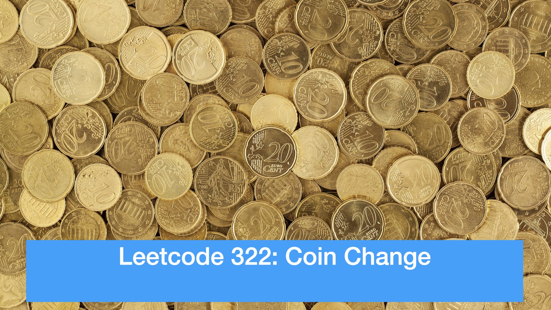 leetcode 322 coin change